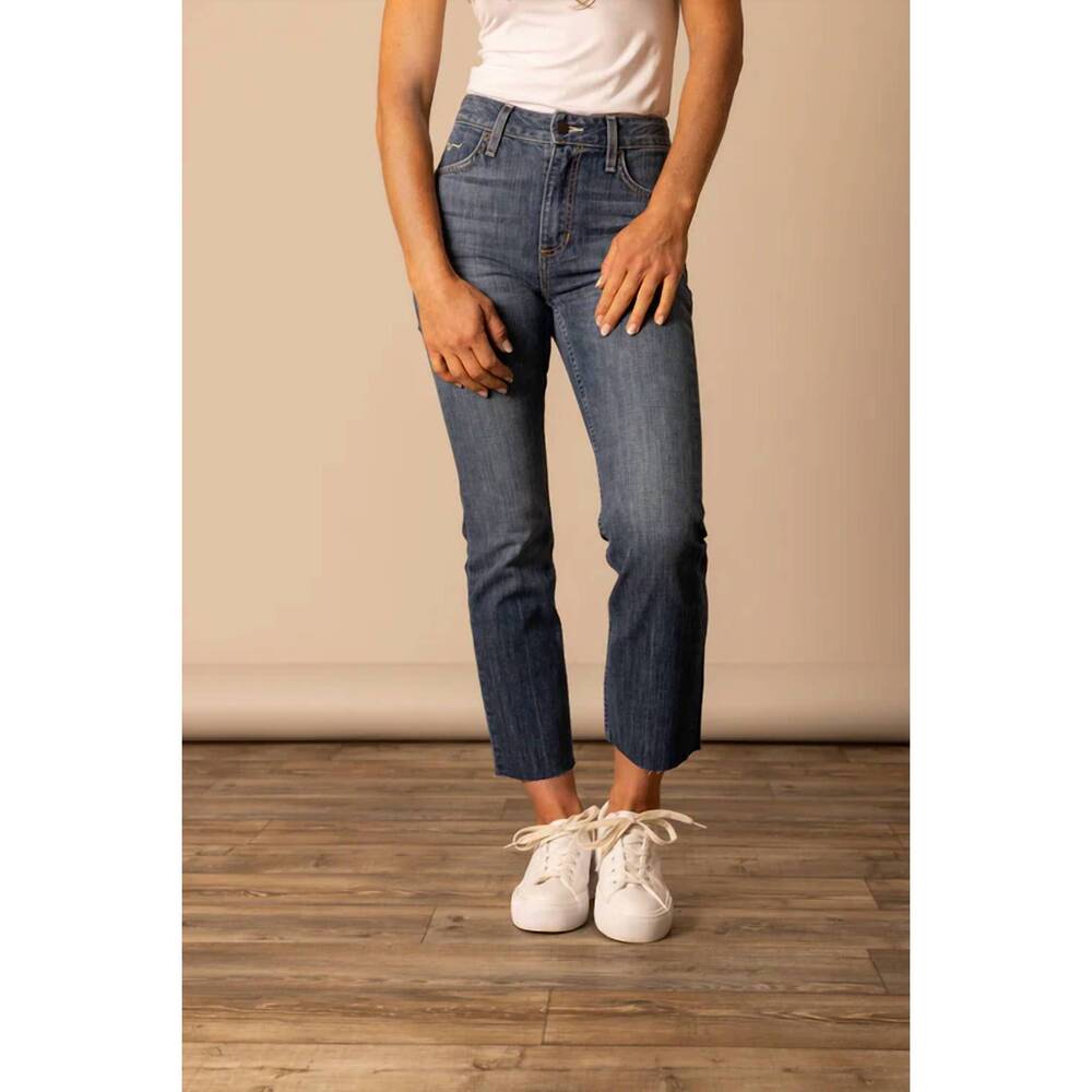 NEW KIMES RANCH women's monica cropped jeans in med wash denim